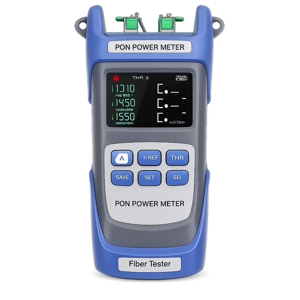 Power Meter PON – Teste de Sinal de 1310/1490/1550nm Fibervix – FV8050